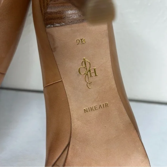 Cole Haan leather tan spike heel pumps - Picture 9 of 9